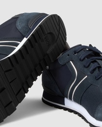 Zapatillas deportivas de hombre Hugo Boss de color azul con logotipo de la  marca · Mode homme · El Corte Inglés