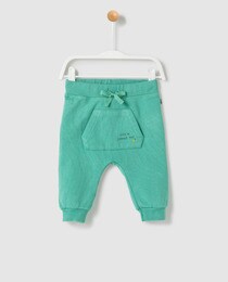 boys green tracksuit bottoms