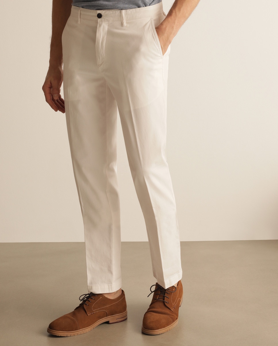 Pantalon chino homme regular blanc · Dustin · Mode · El Corte Inglés