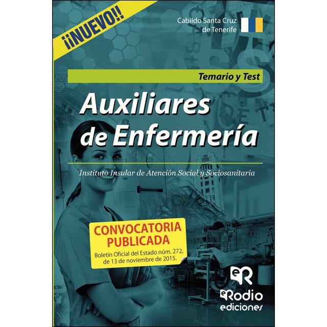 Auxiliares de Enfermería del IASS del Cabildo de Santa Cruz de Tenerife. Temario y Test (Tapa blanda)