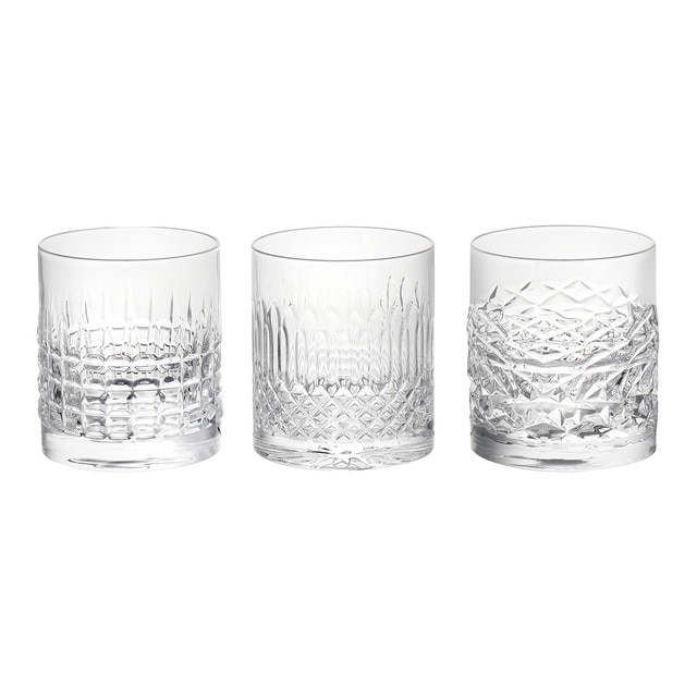 Juego de 3 vasos de whisky bajos Fizz El Corte Inglés