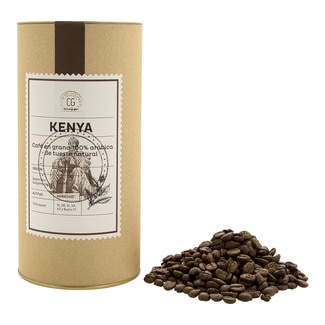 Café en grano 100% arábica de tueste natural origen Kenya envase 250 g - Club Del Gourmet