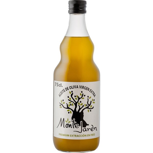MONTE JAREN aceite de oliva virgen extra Premium obtención en frio DOP Aceite Sierra del Moncayo botella 750 ml