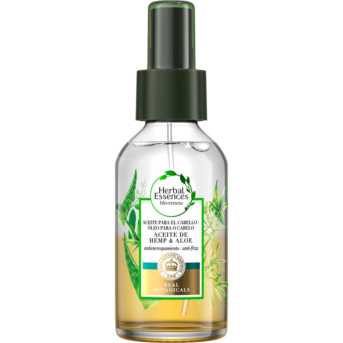 Buy Bio renew antifrizz oil for hair hemp & aloe spray 100 ml · HERBAL