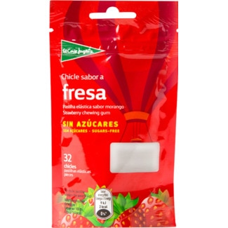 El Corte Inglés Pastilhas de Morango sem Açúcar embalagem 45 g