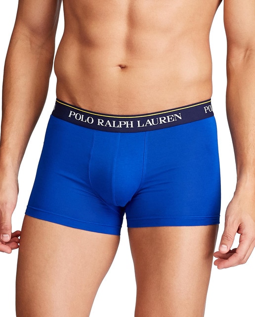 Pack de três boxers de malha multicolor