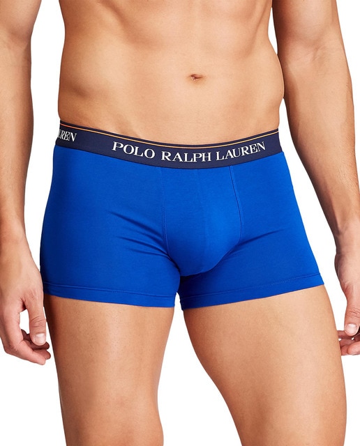 Pack de três boxers de malha multicolor