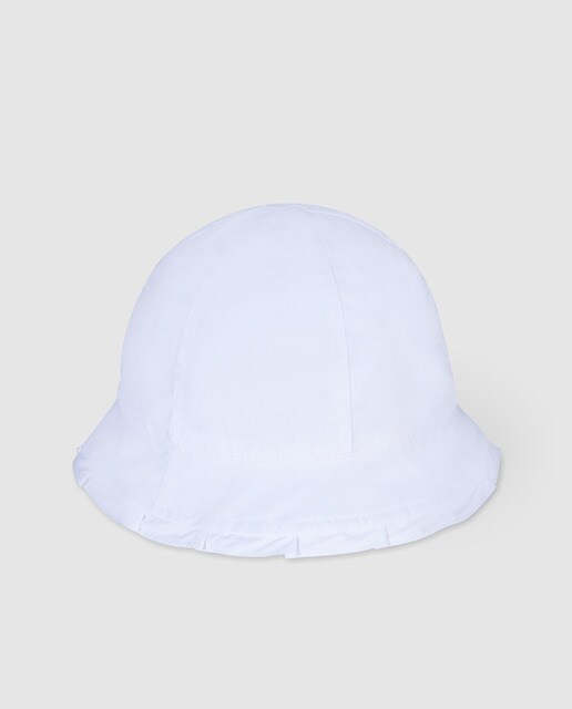 baby girl white hat