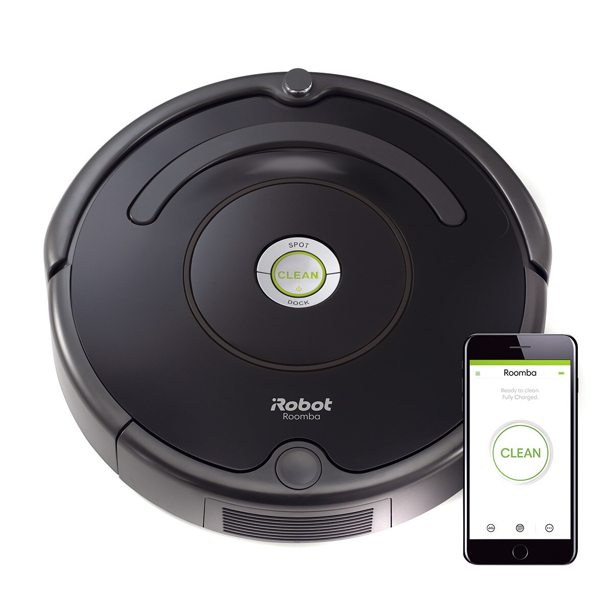 Robot aspirador iRobot Roomba R671040 limpieza exhaustiva con conexión Wi-Fi