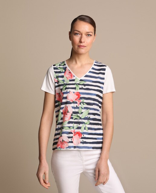 floral t shirt womens