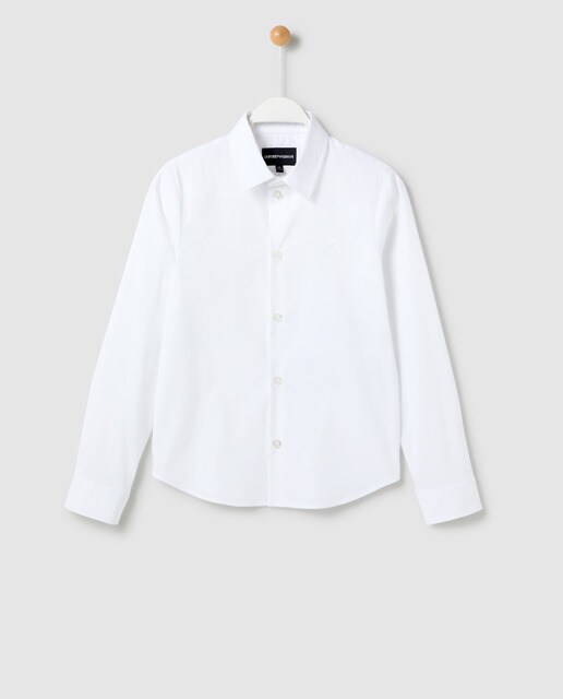 boys plain white shirt