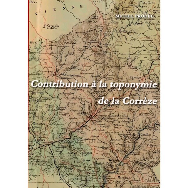 Contribution à la toponymie de la corrèze (Tapa blanda)