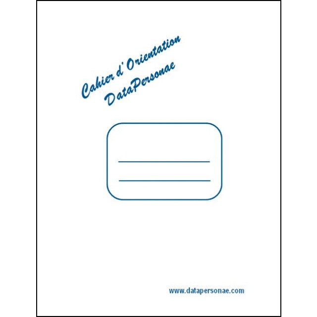 Cahier d'Orientation DataPersonae (Tapa blanda)