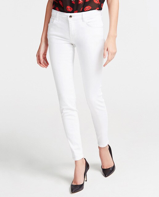 Jeans de cintura média