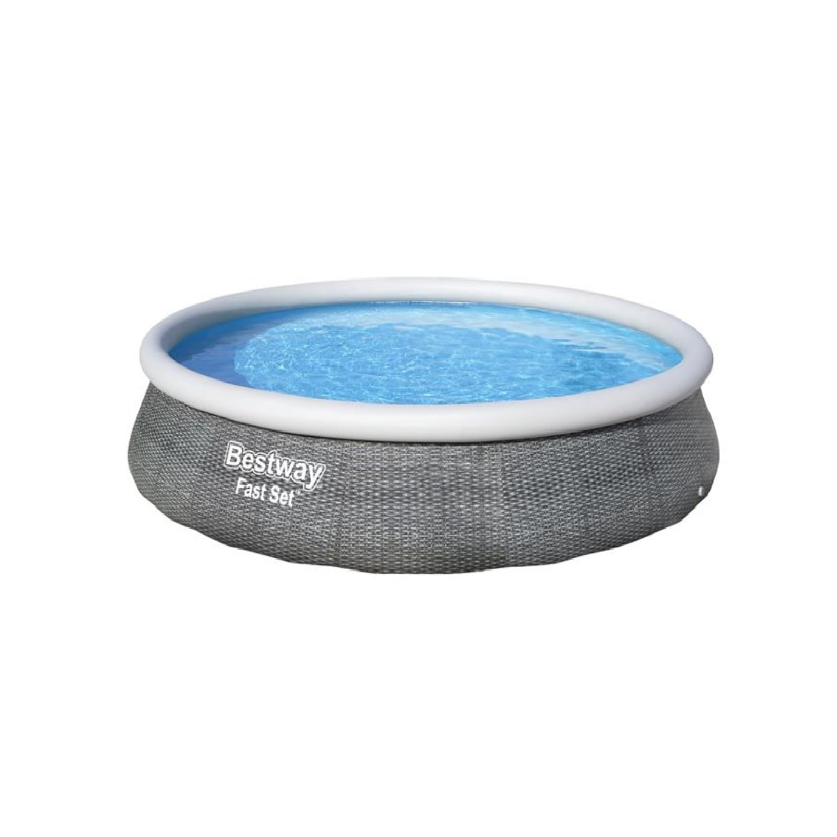 Imagen 0 de Piscina Hinchable Fast Set Diseño Ratán Ø 396 x 84 cm