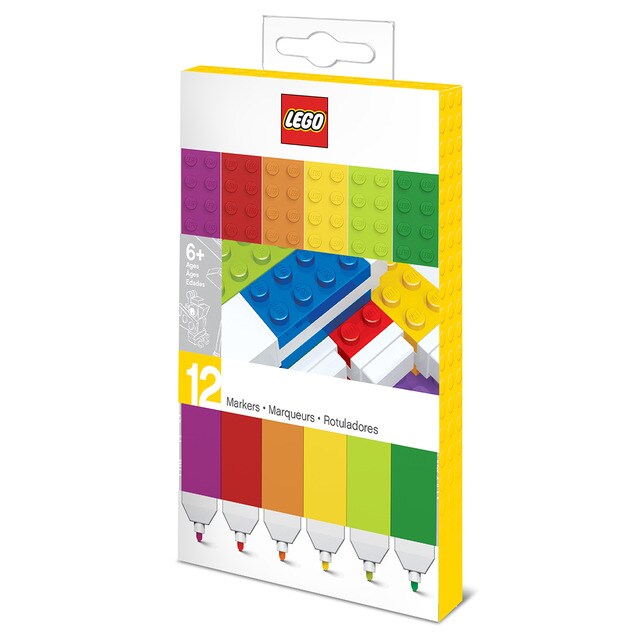Set 12 Rotuladores Lego.