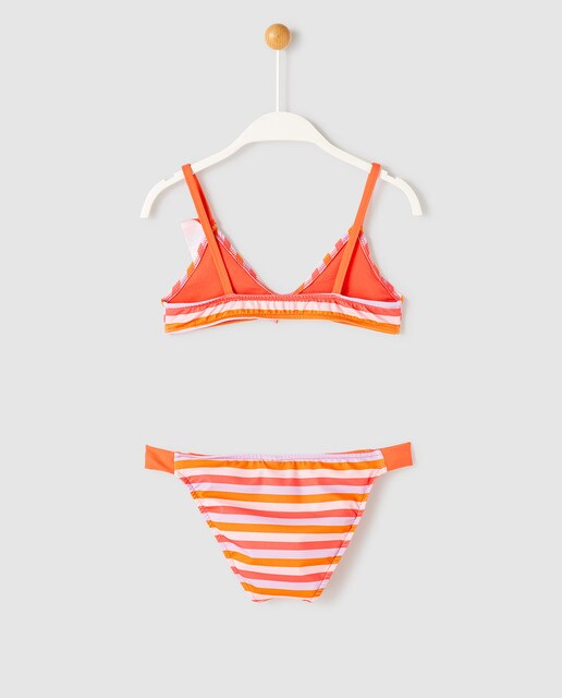 Bikini de niña de rayas y volante · Guillermina Baeza · Moda · El Corte Inglés