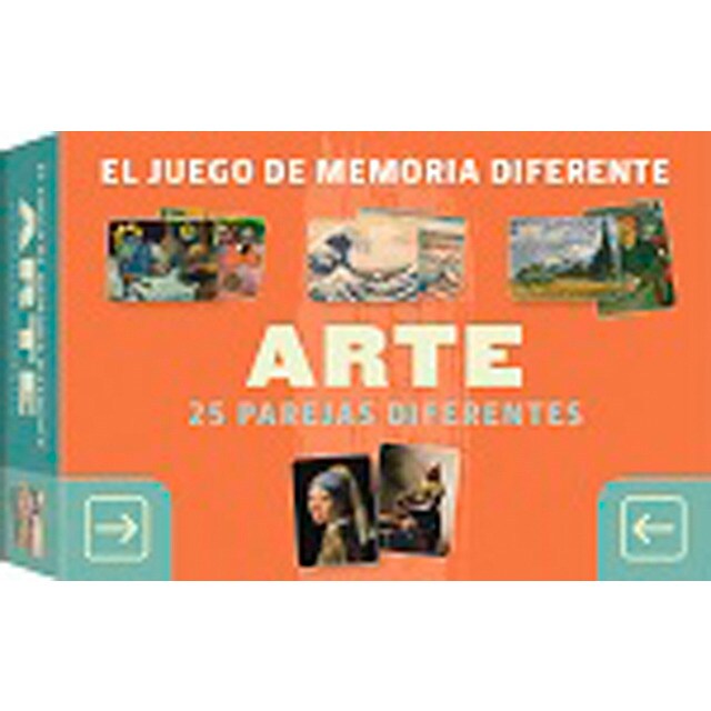 Juego de memoria diferente arte