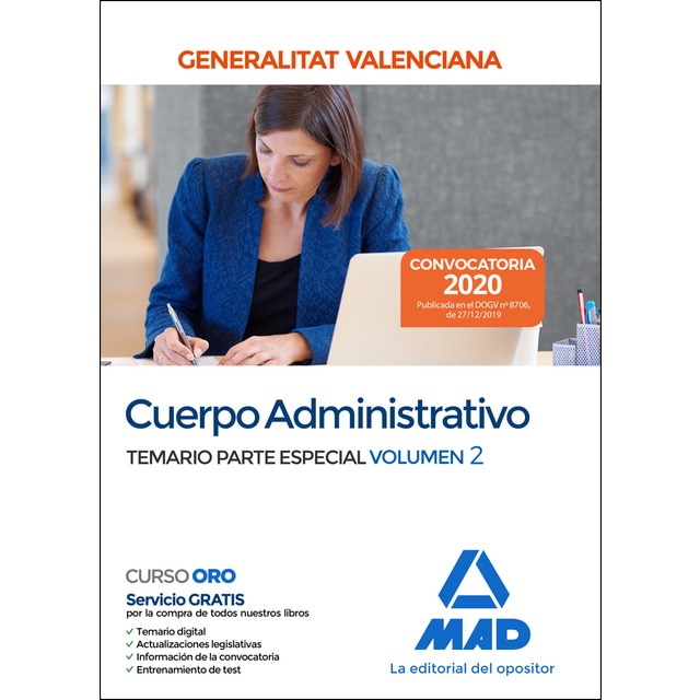 Administrativo generalitat val tem esp vol 2