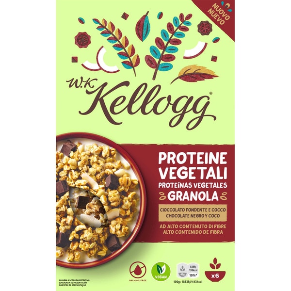 Comprar cereales de desayuno en granolas con chocolate y coco paquete