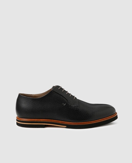 M.2246-S10 OFERTA ESPECIAL Zapato Hombre PIEL NEW ROCK Original Negro Brillo