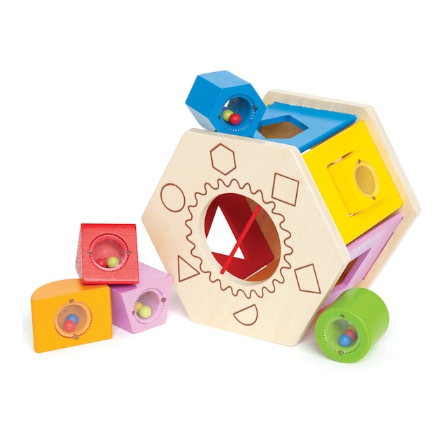 Clasificador de formas juguete de madera Hape