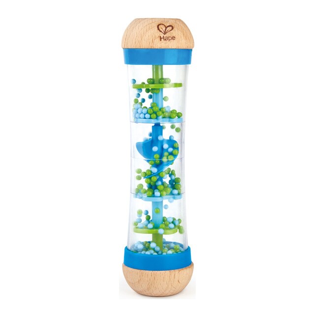 Palo de lluvia azul juguete de madera Hape