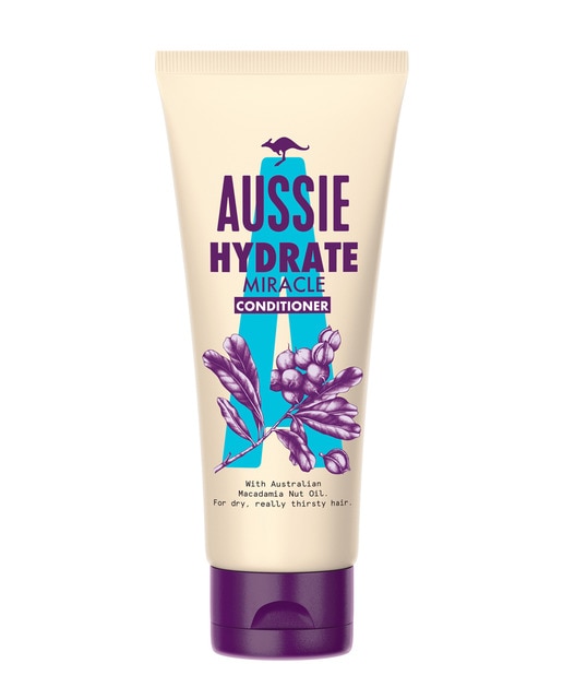 Acondicionador Hydrate Miracle con aceite de nuez de macadamia australiana Aussie