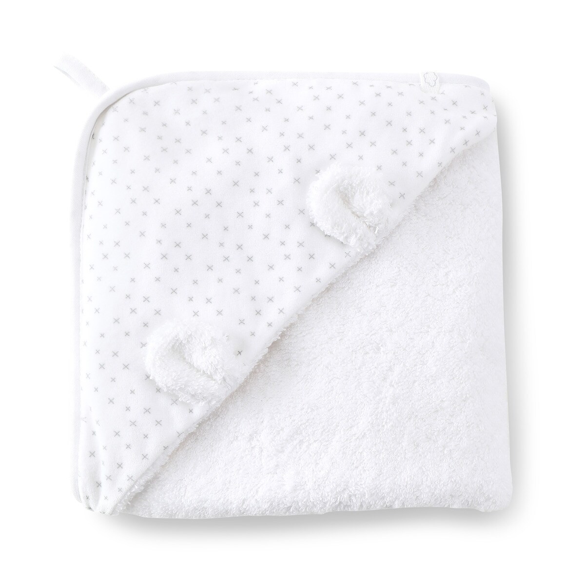 Capa de Banho New Born Velour Branco-2
