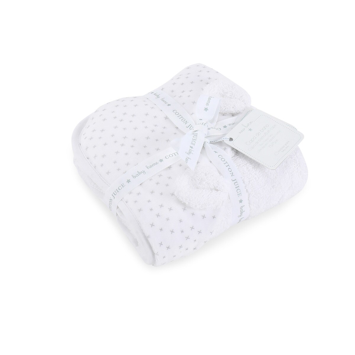 Capa de Banho New Born Velour Branco-3