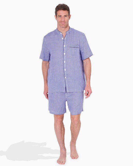 pijama de lino hombre