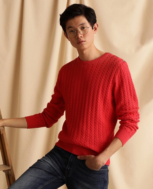 coral sweater mens