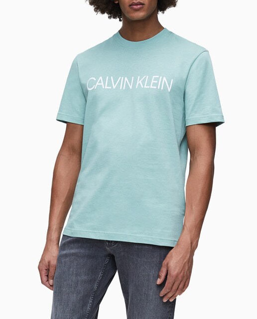 T-shirt de homem verde de manga curta