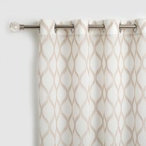 El Corte Inglés Kare net curtain with eyelets