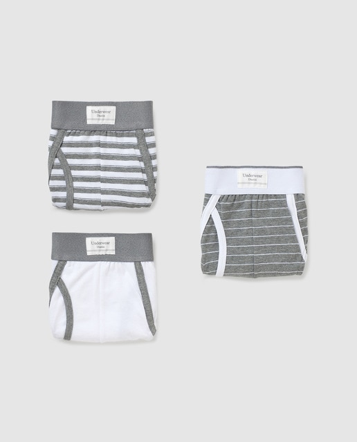 Pack de três slips de homem em várias cores