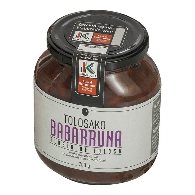 Alubia de Tolosa cocinada Babarruna