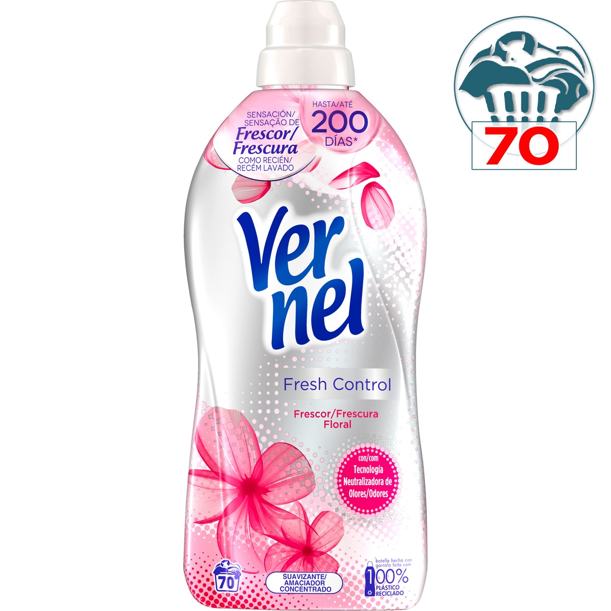 Fresh Control concentrated fabric softener floral freshness bottle 70