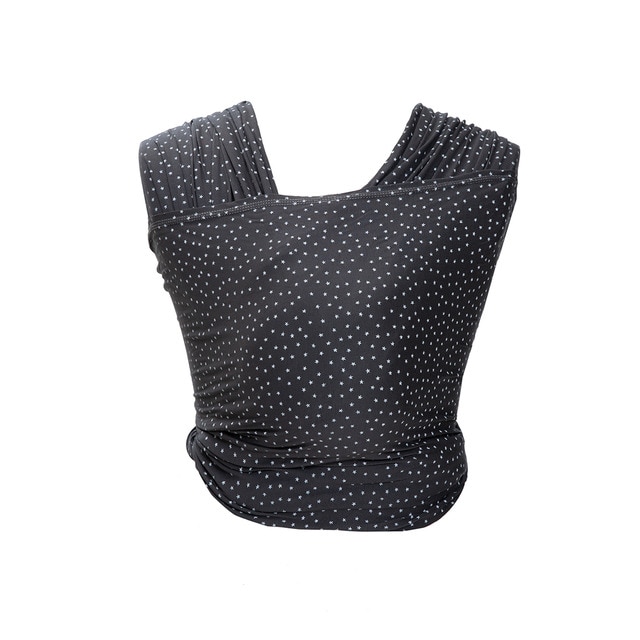 Fular portabebés Ergobaby Aura Estrellas Grey gris oscuro