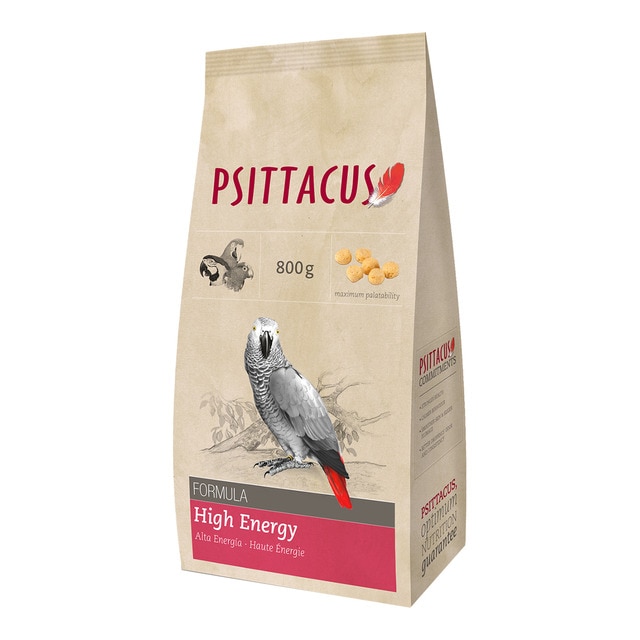 Psittacus - Alimento Para Pájaros Fórmula High Energy 800 G