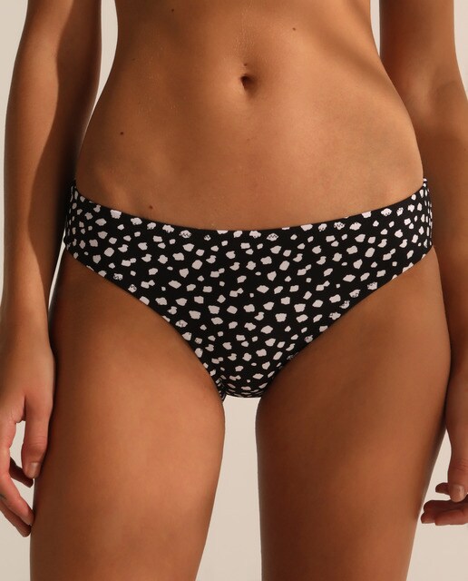 Cueca de biquíni às bolinhas