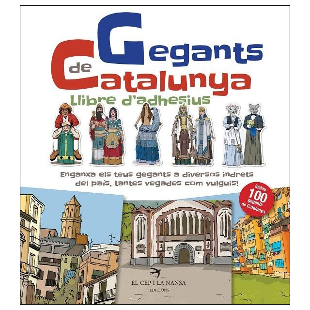 Gegants de Catalunya. Llibre d'adhesius