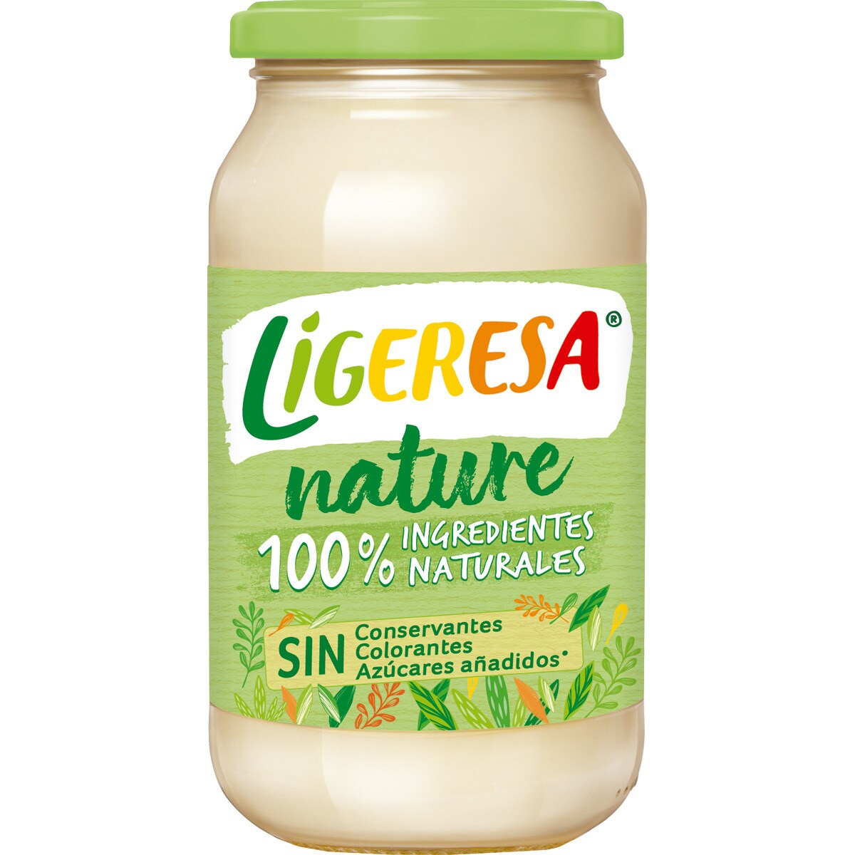 Comprar salsa ligera Nature 100 ingredientes naturales frasco 436 g