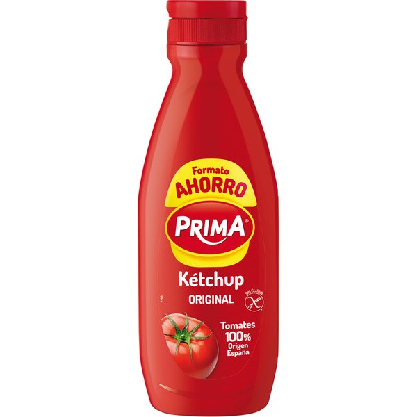 Ketchup original sin gluten envase 800 g · PRIMA · Supermercado El Corte Inglés