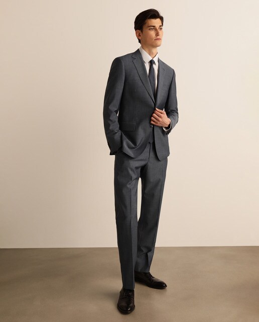 Dustin - Traje De Hombre Classic Liso Azul a un precio más barato - Shoptize