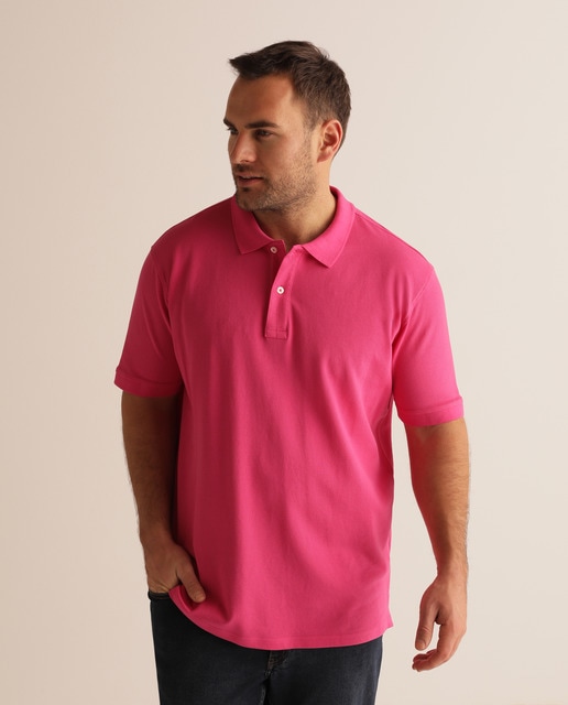 fuchsia polo shirt