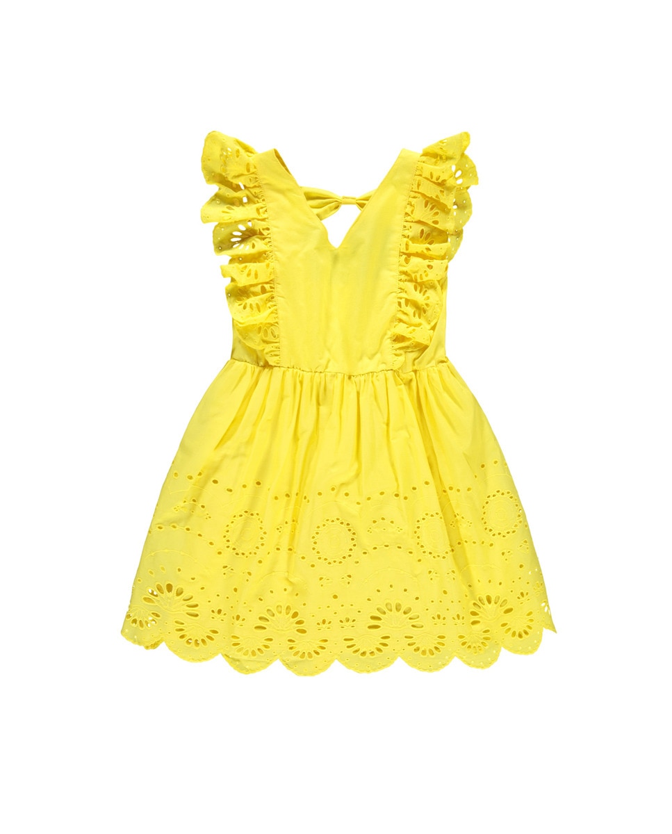 Niñas Elegantes Vestidos Amarillos De NiÃ±as Vestidos Amarillos