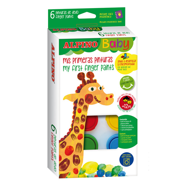 Set de Pintura Dedos Alpino Baby