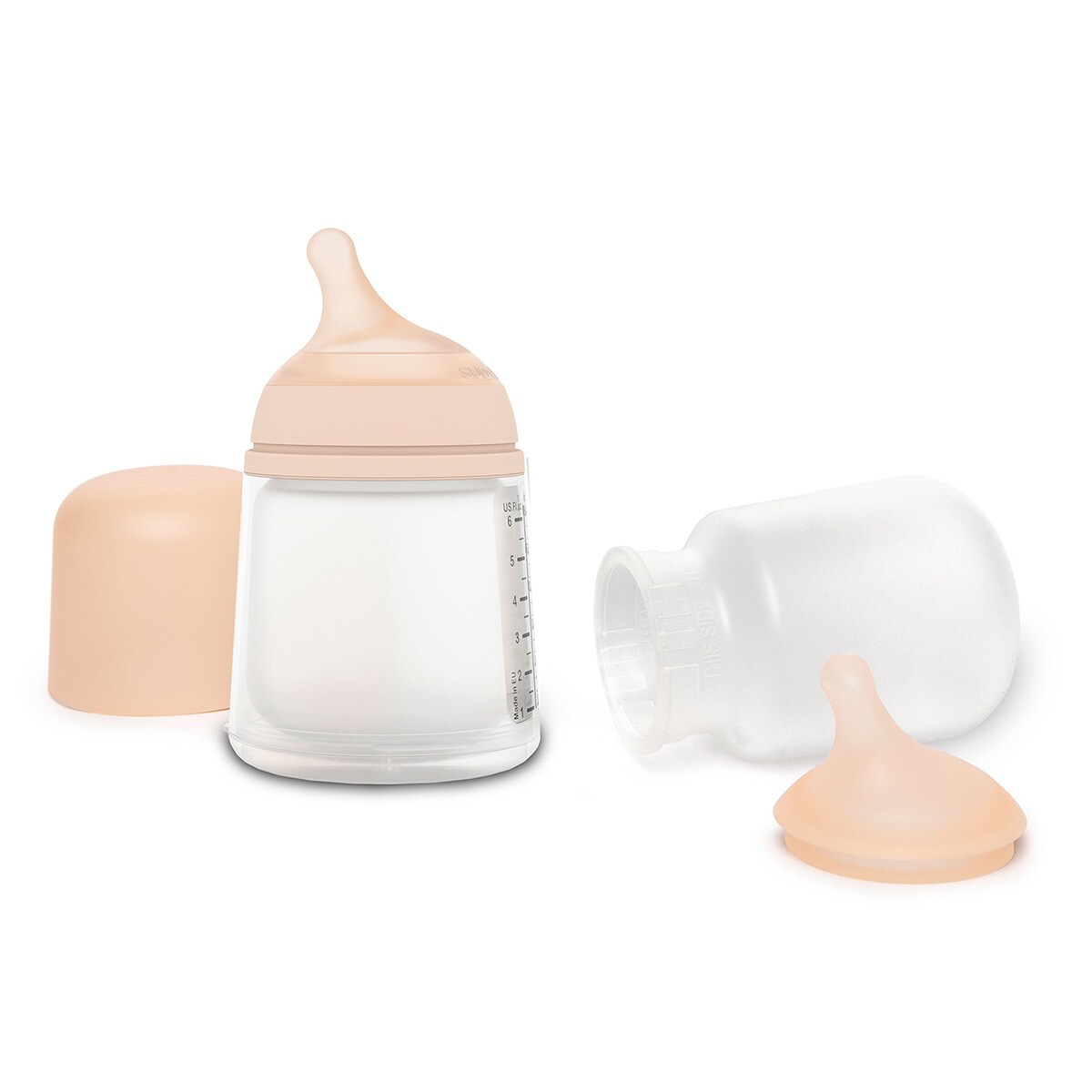 Conjunto Primeiros Meses Gama Zero Biberão, Tetina de Recarga e Bolsa Anticólicas Natural-2
