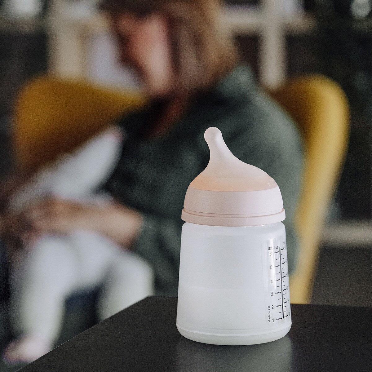 Conjunto Primeiros Meses Gama Zero Biberão, Tetina de Recarga e Bolsa Anticólicas Natural-9