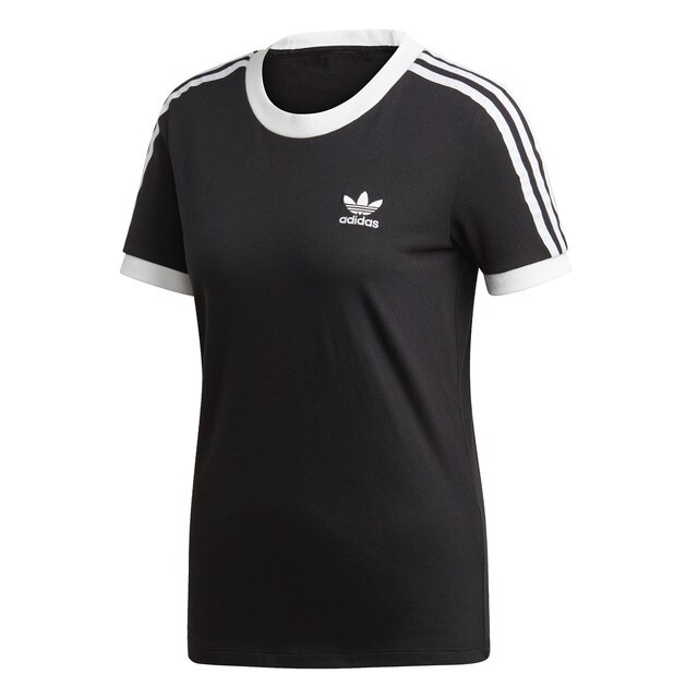 camiseta 3 bandas adidas mujer